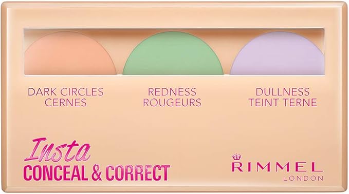 Rimmel London Insta Conceal & Correct Palette, multicolor, 8.4 g