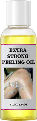 Peeling Oil For Dark Skin, Yellow With Salicylic Sodium Hyaluronate, Strong Extra Strength, Exfoliating Solution Body All Skin Type - 110Ml/3.66 Oz