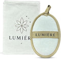 LUMIÈRÈ Natural Egyptian Loofah Sponge 10×16cm Oval Palm Size Body Scrubber for Deep Cleansing and Exfoliation, Bath Shower Exfoliating Sponge, Skin Care, Body Scrubber, Loofah Pad