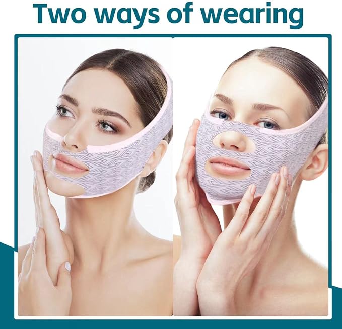Beauty Face Sculpting Sleep Mask, Double Chin Reducer, Face Slimming Strap V Line Lifting Belt,Chin Strap, Face Slimmer,Face Tightening Chin Mask,Chin Strap for Double Chin for Women & Men（1Pcs）