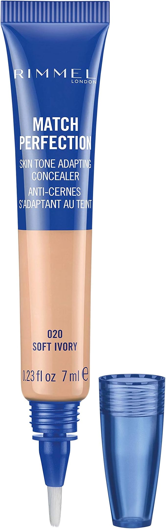 Rimmel London, Match Perfection Concealer, 020 Soft Ivory, 7ml