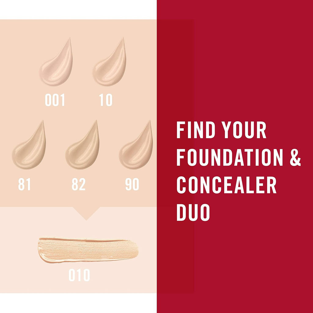 Rimmel London, Match Perfection Concealer, 010 Porcelain, 7ml